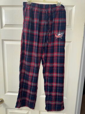 NHL Gong Li 15 SportColumbus Blue Jackets Pajama Pants Size Medium